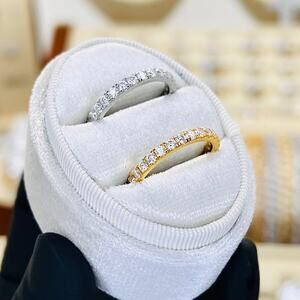 2mm Moissanite Full Eternity Ring Band